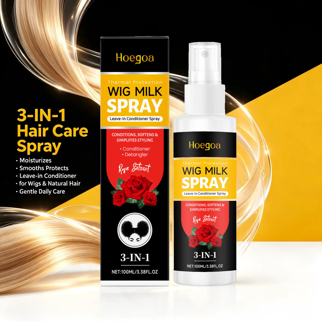 3-in-1 Rose Wig Conditioning and Detangling Spray