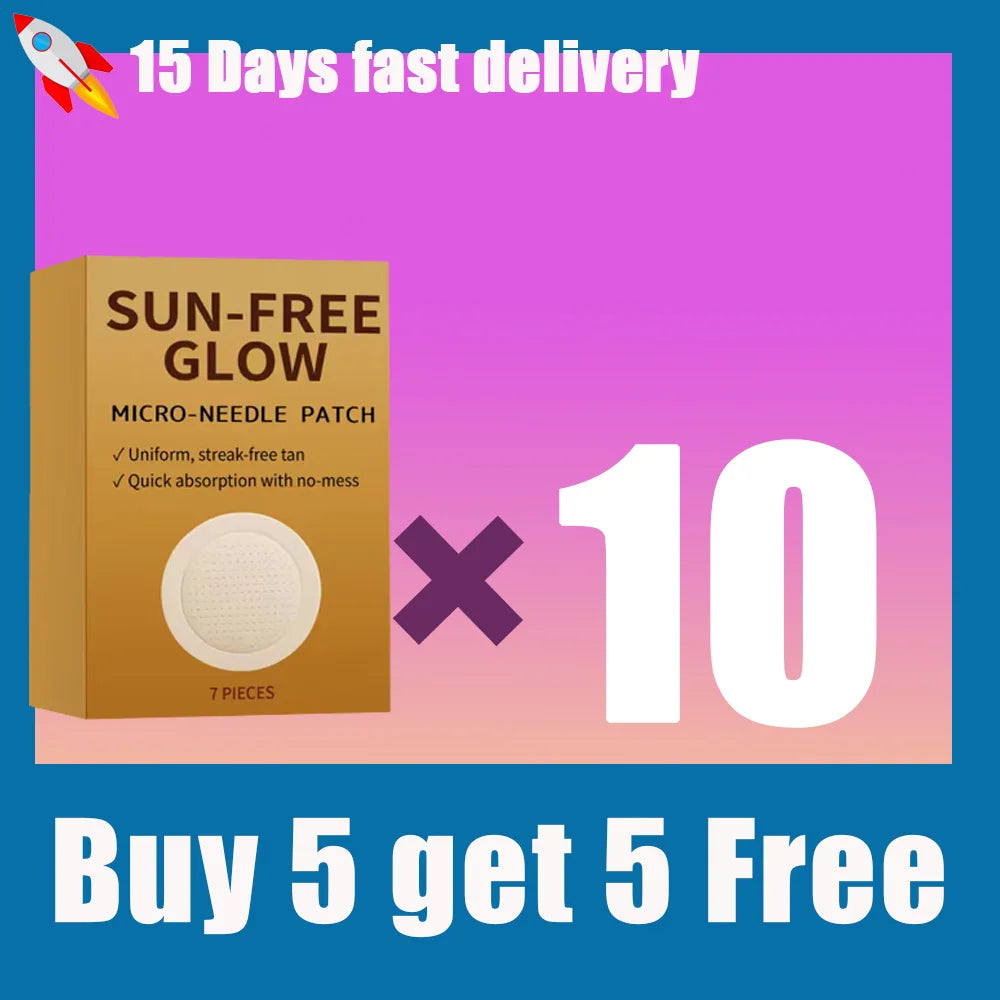 Sun-Free Tanning Microdart Patches for Natural Bronze Glow