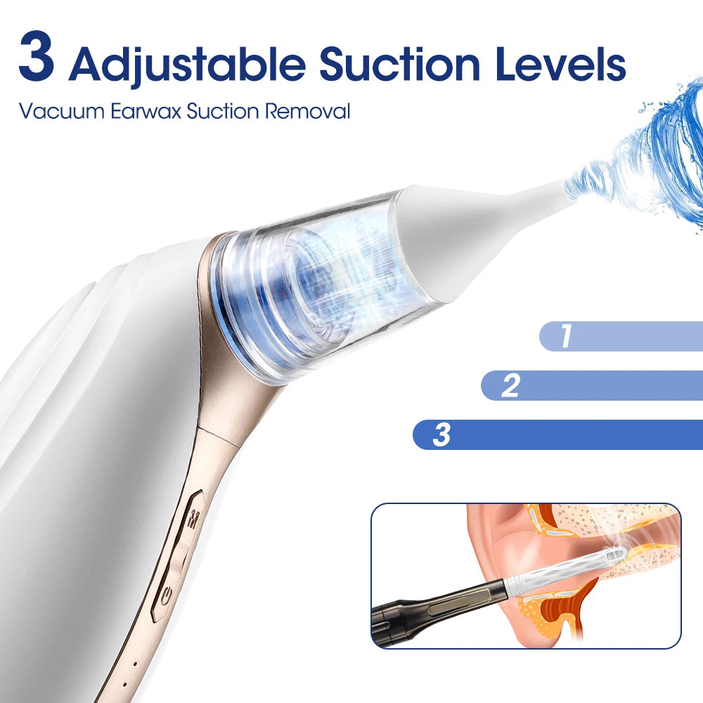 Intelligent Electric Vacuum Earwax Removal Tool - 8