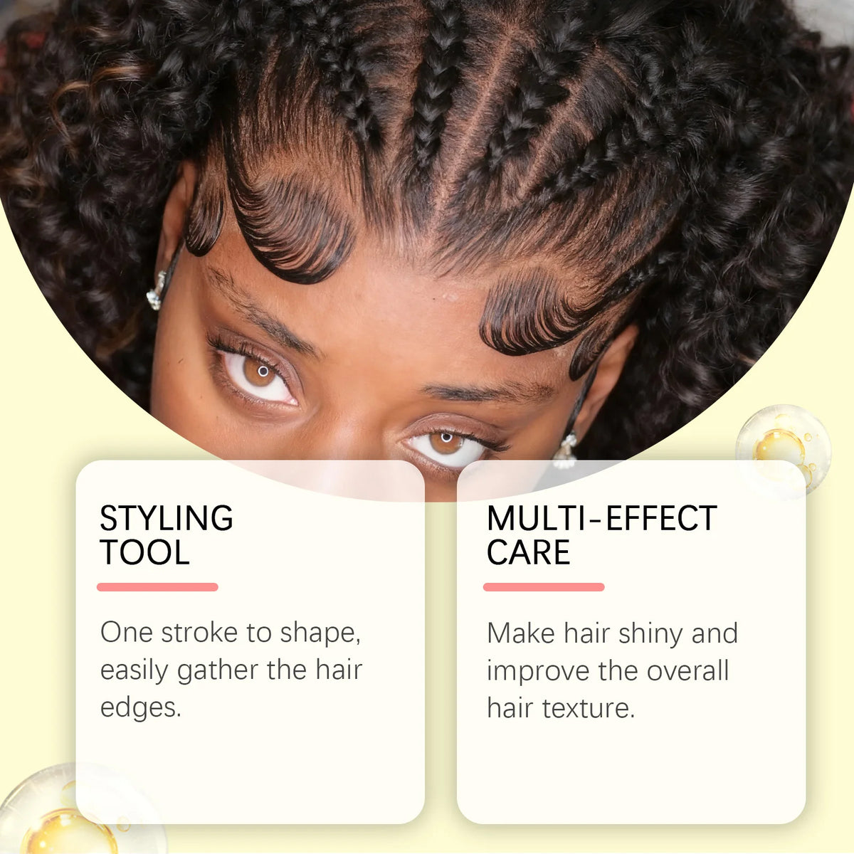 Anti-Frizz Hair Finishing Wand for Sleek Flyaway Control