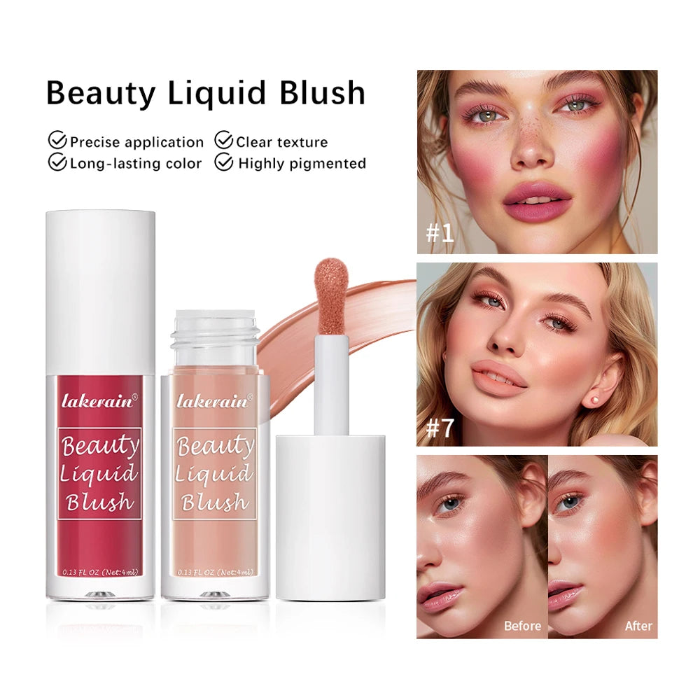 Waterproof Long-Lasting Liquid Cheek Blush