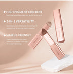 Cream Bronzer Stick for Seamless Face Contouring and Sculpting