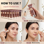 Long-Lasting Velvet Matte Liquid Foundation