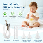Electric 2-in-1 Baby Nasal Aspirator and Ear Wax Removal Kit