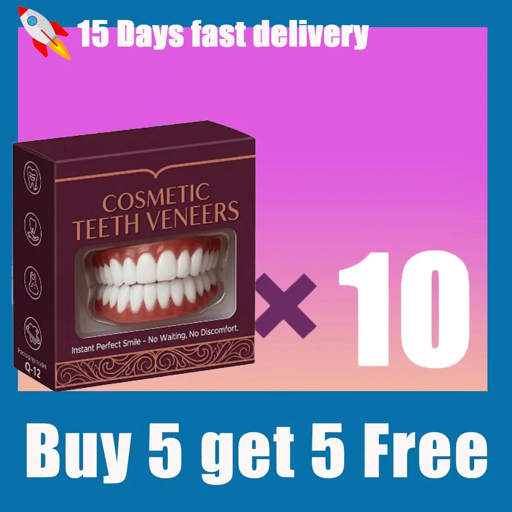 Realistic Cosmetic Silicone Dentures for an Instant Perfect Smile