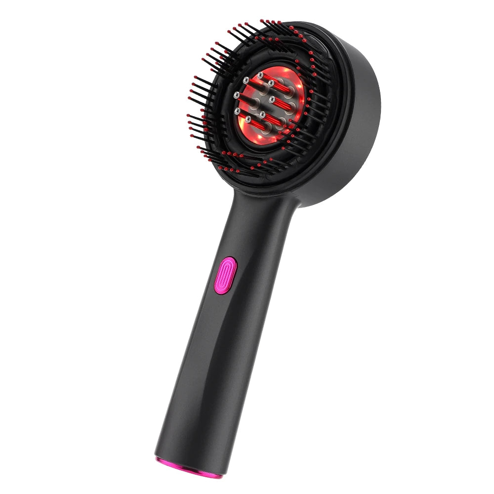 Electric Scalp Massage Comb with Liquid Applicator