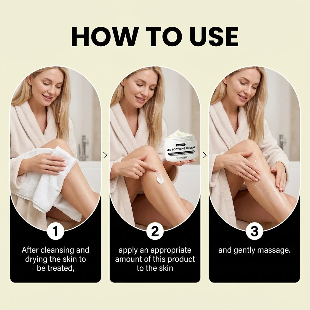 Moisturizing Leg Soothing Cream for Muscle Relaxation