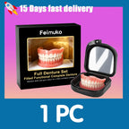 Comfort Fit Silicone Upper and Lower Denture Set for Daily Use