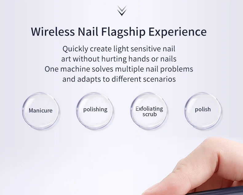 Professional Electric Manicure and Pedicure Nail Drill Set