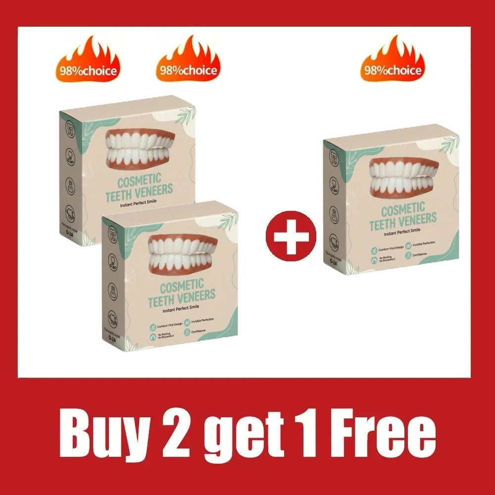 Comfort Fit Cosmetic Teeth Veneers for Instant Smile Makeover