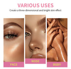 8-Color Cream Highlighter and Contouring Palette