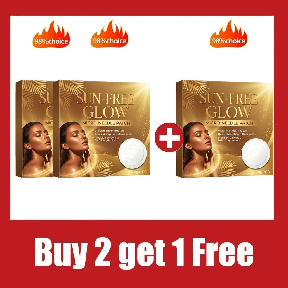 7-Day Sunless Tanning Micro-Needle Patches for Streak-Free Glow