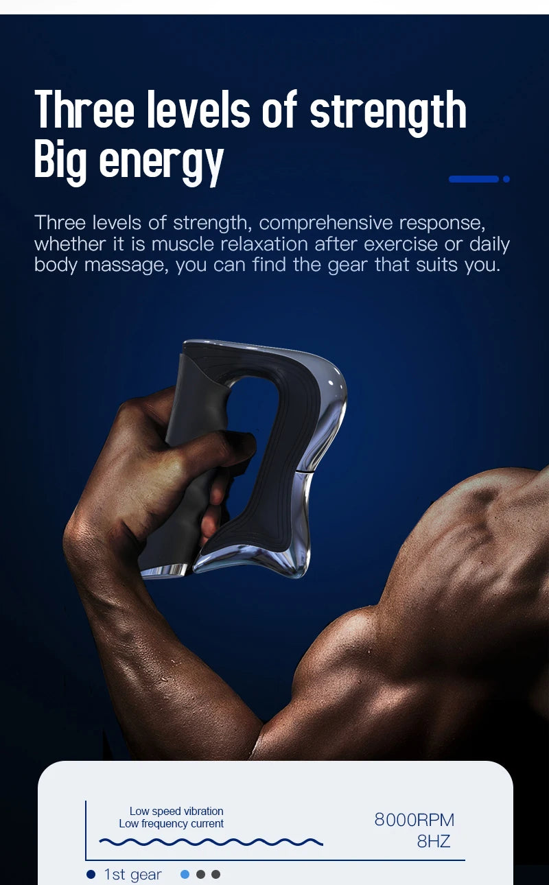 Electric Fascia Muscle Massage Tool for Deep Tissue Relaxation