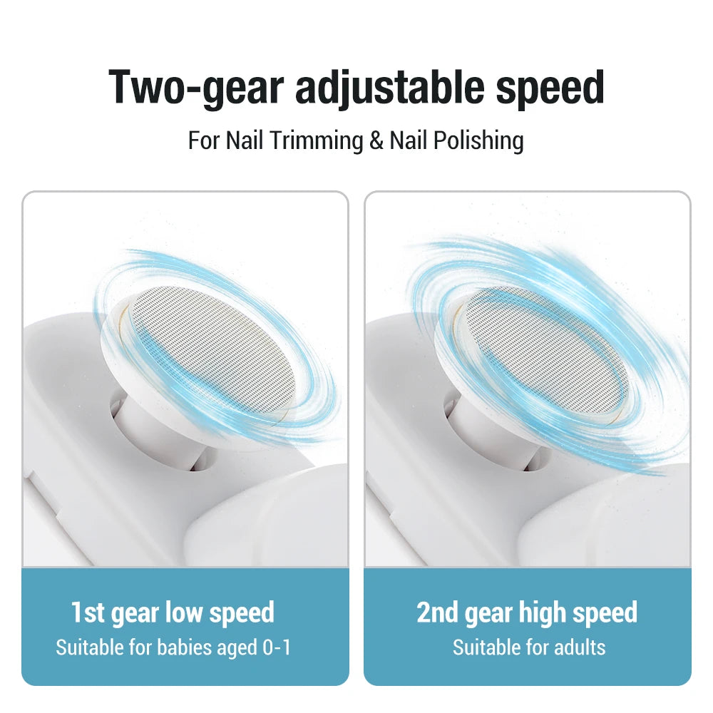Automatic Electric Nail Trimmer with LED Light