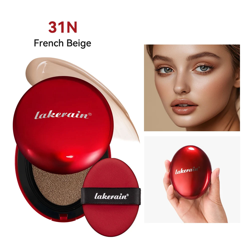 Waterproof Full Coverage Cushion Foundation with Sun Protection