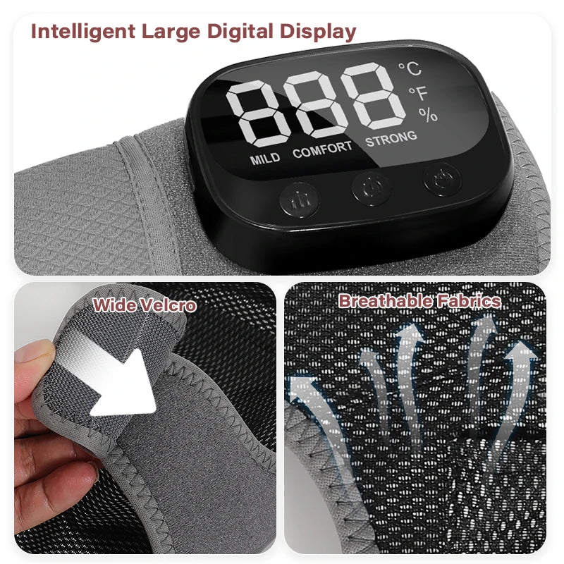 3-in-1 Cordless Vibration Knee and Joint Massager