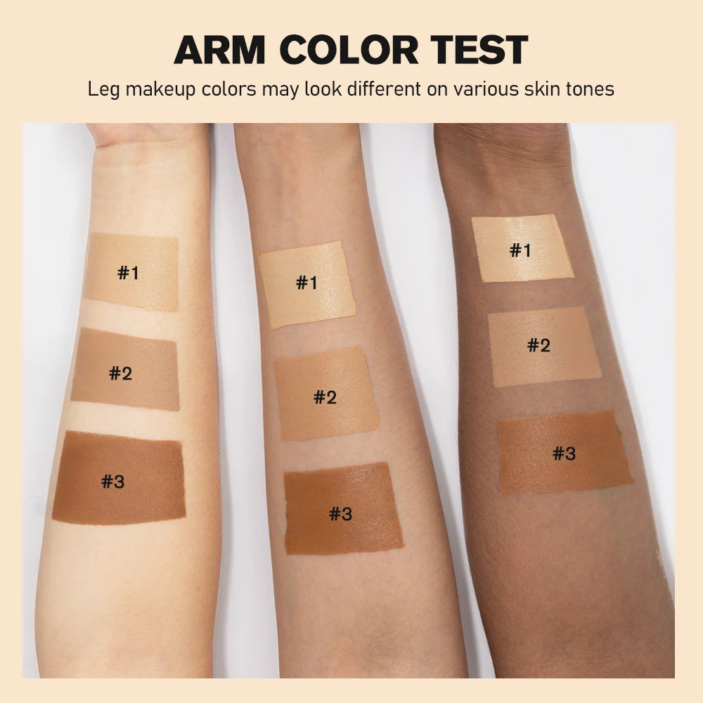 Waterproof Leg Makeup Foundation for Flawless Even Skin Tone