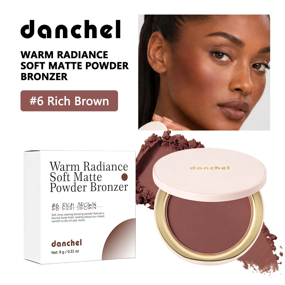Soft Matte Bronzer Powder for Natural Contouring - 19