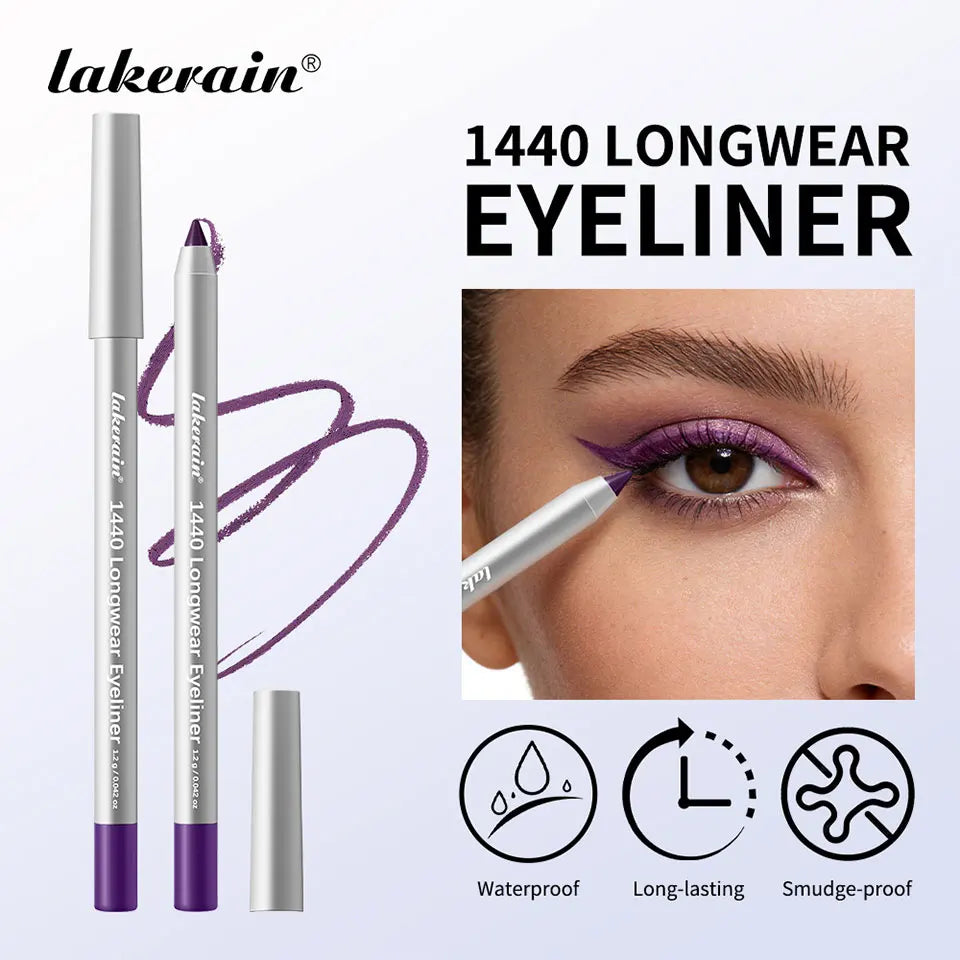 Waterproof Long-Lasting Smudge-Proof Eyeliner Pencil - 7