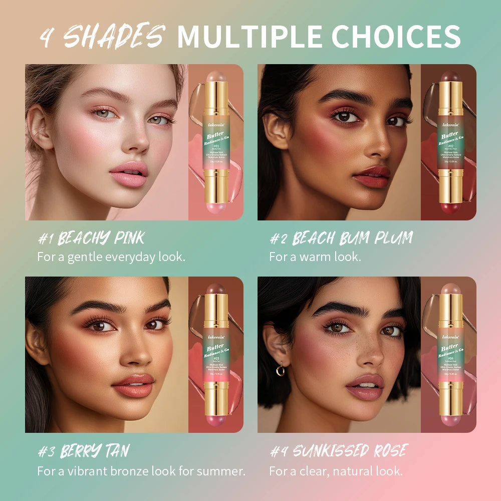 Dual-Ended Cream Blush and Bronzer Makeup Stick - 3