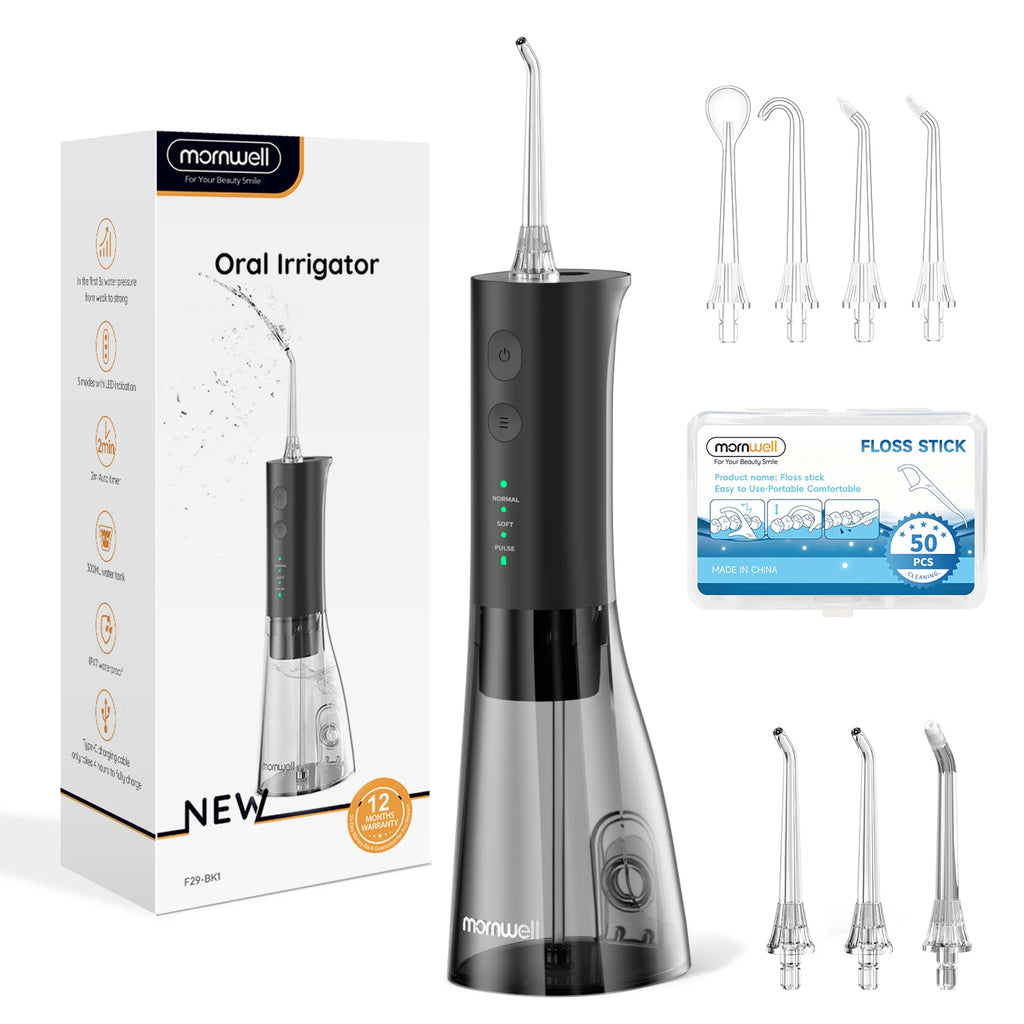 Portable Cordless Water Flosser for Teeth Cleaning
