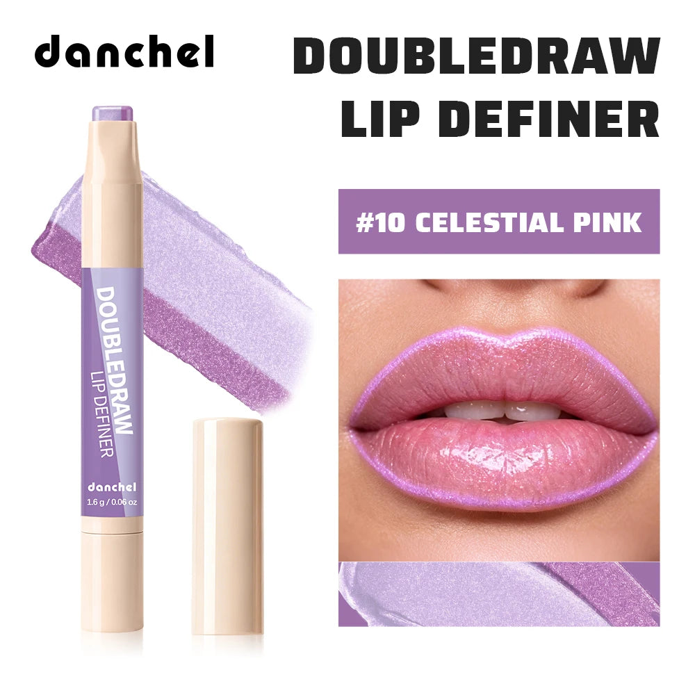 2-in-1 Dual Ended Lip Liner and Hydrating Matte Lipstick