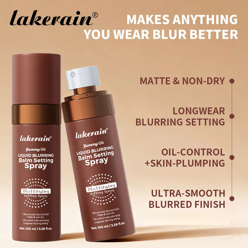 Long-Lasting Oil Control Liquid Blurring Matte Makeup Setting Spray