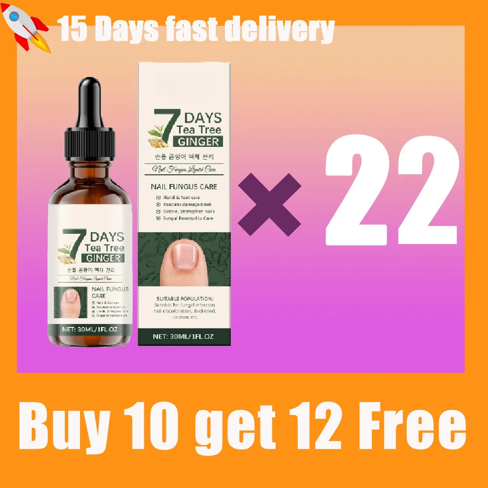 7-Day Tea Tree & Ginger Nail Repair & Fungal Care Solution