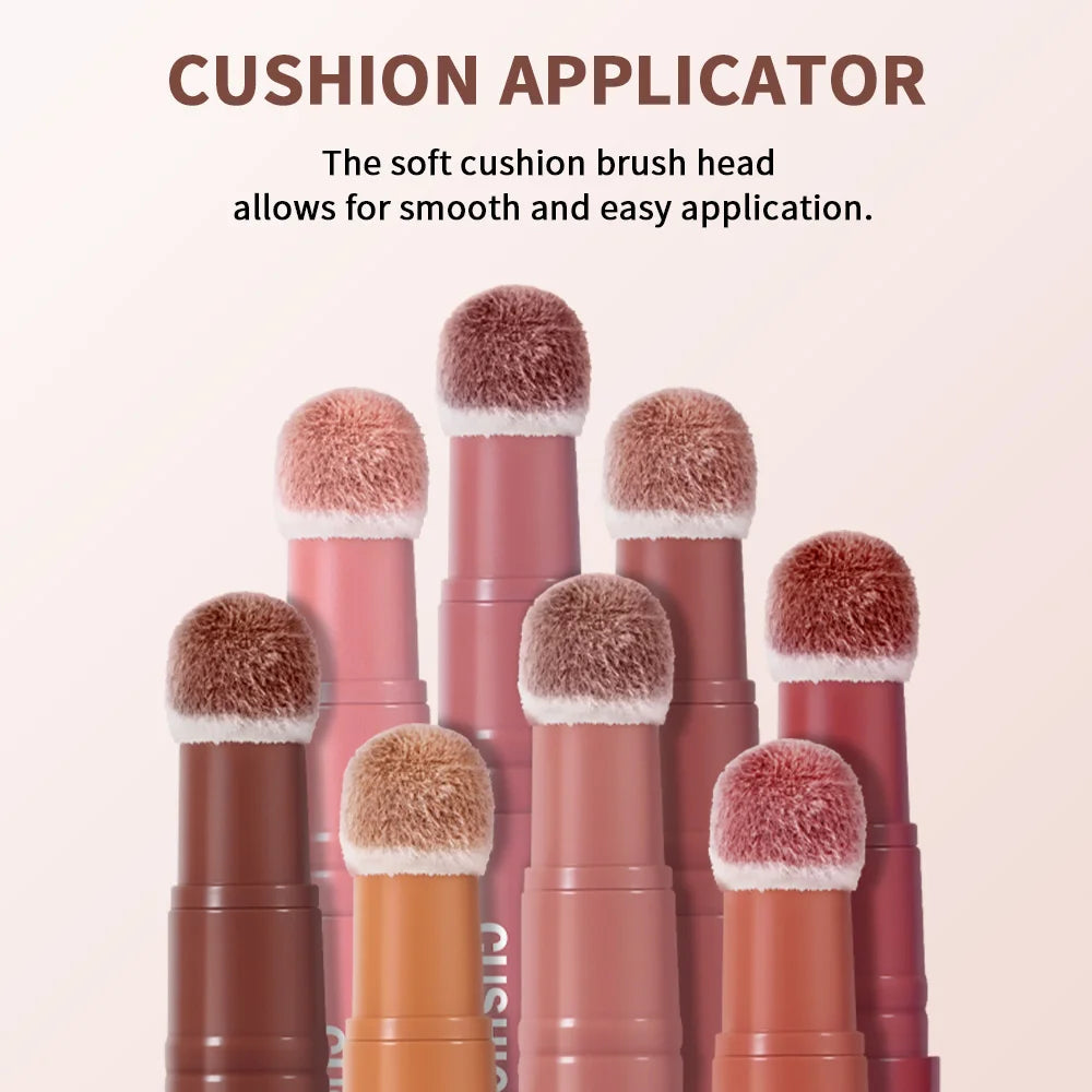 2-in-1 Waterproof Lip Cream and Blush with Cushion Applicator - 5