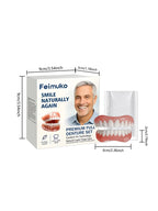Comfortable Natural-Look Full Set Dentures for Men and Women