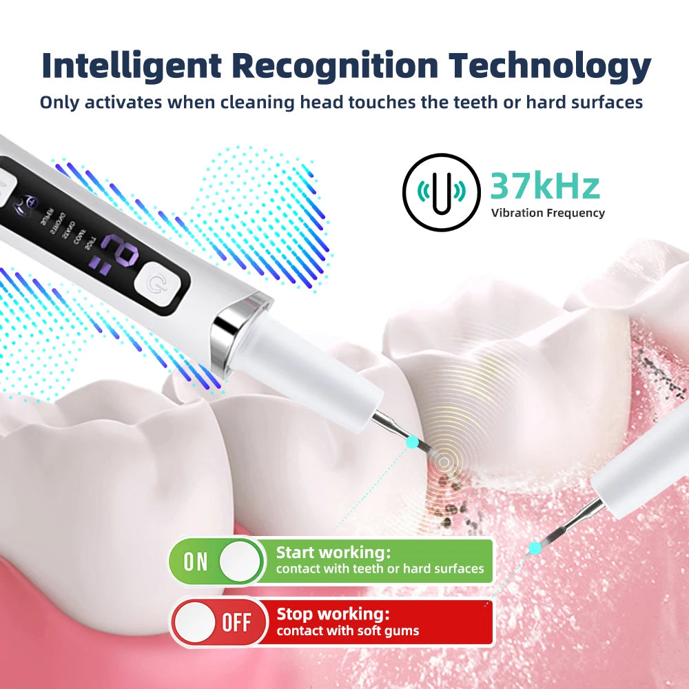 Ultrasonic Electric Teeth Cleaner and Tartar Remover