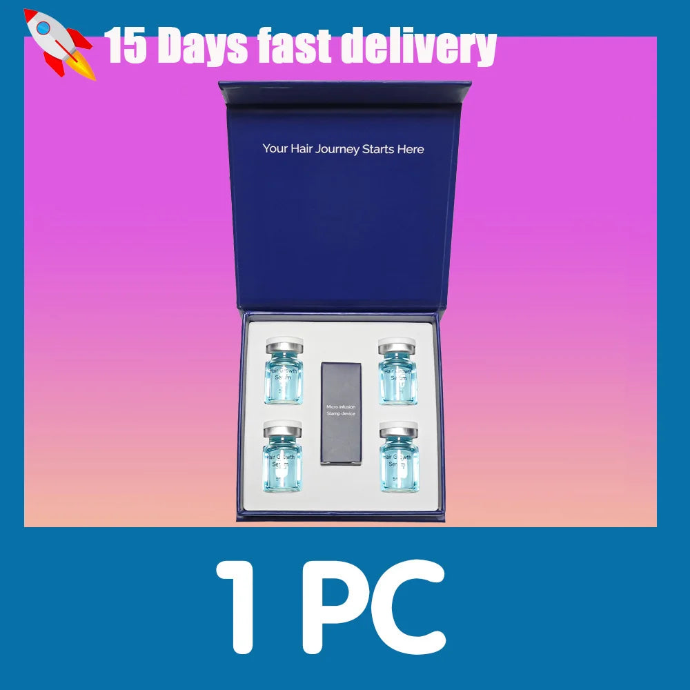 Microneedle Scalp Serum Kit for Hair Regrowth and Follicle Repair - 10