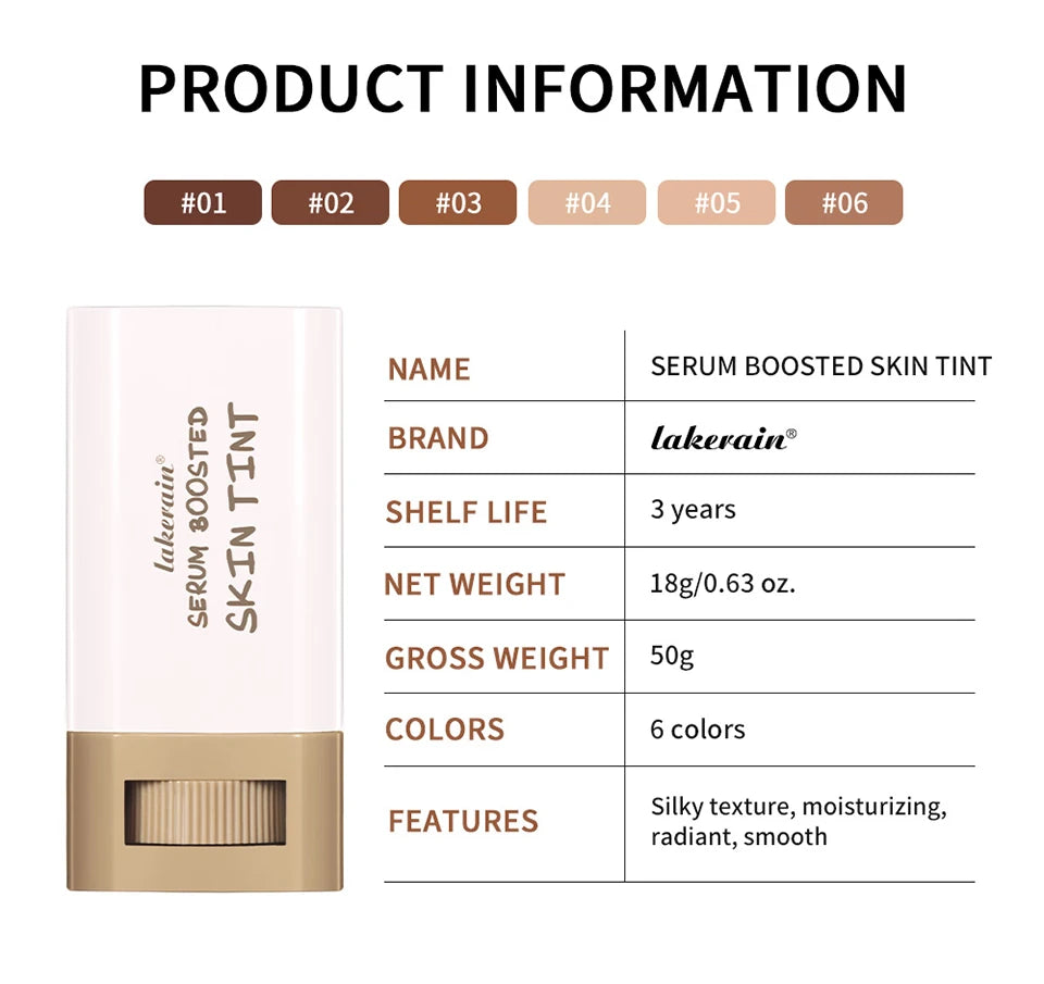 Matte Foundation Stick with Built-in Blending Brush