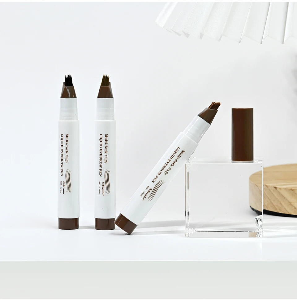 Waterproof Multi-Fork Liquid Eyebrow Pen