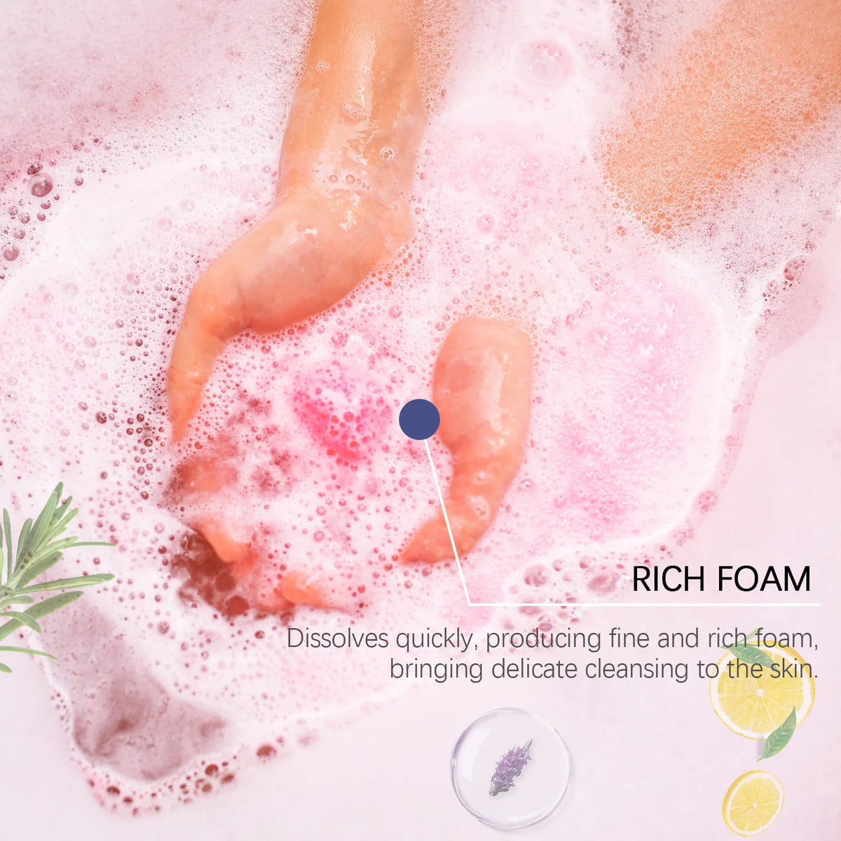 Aromatherapy Moisturizing Bath Bomb Set for Stress Relief