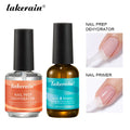Nail Prep Dehydrator and Primer Set for Professional Manicure