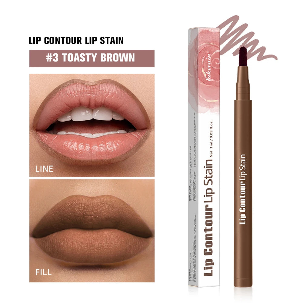 Long-Lasting Dual-Tip Lip Contour and Stain Pencil