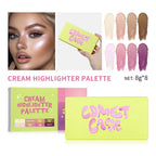 8-Color Cream Blush and Face Contouring Palette
