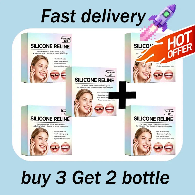Instant Snap-On Cosmetic Dentures for Natural Smile Confidence