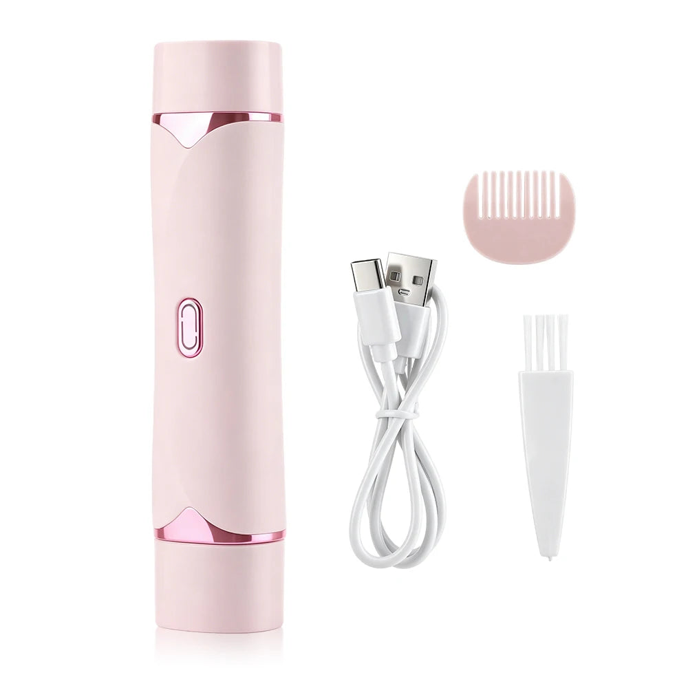 Dual-Head Painless Electric Body and Bikini Hair Trimmer - 17