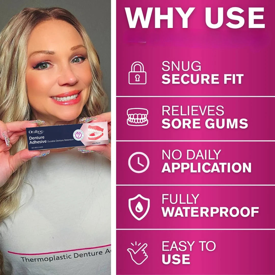 Denture Adhesive Cream for Secure Grip and Long-Lasting Hold - 5