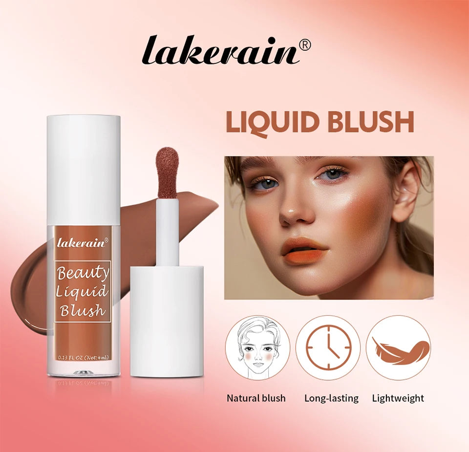 Waterproof Long-Lasting Liquid Cheek Blush - 7