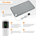 Electric Heating Pad for Back and Muscle Pain Relief