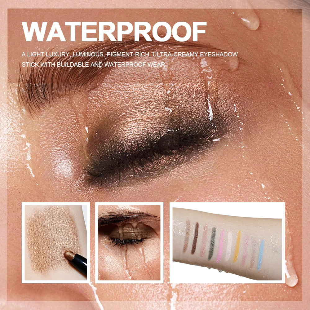 Longwear Waterproof Crease-Proof Eyeshadow Pencil Stick