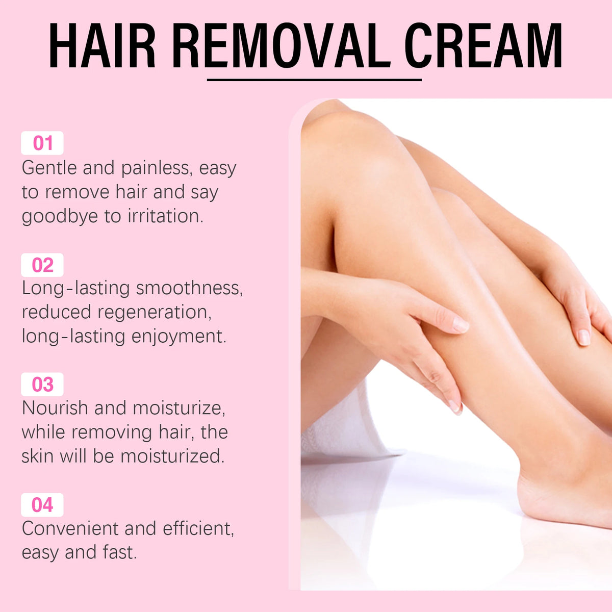 Painless Full Body Hair Removal Cream for Sensitive Skin