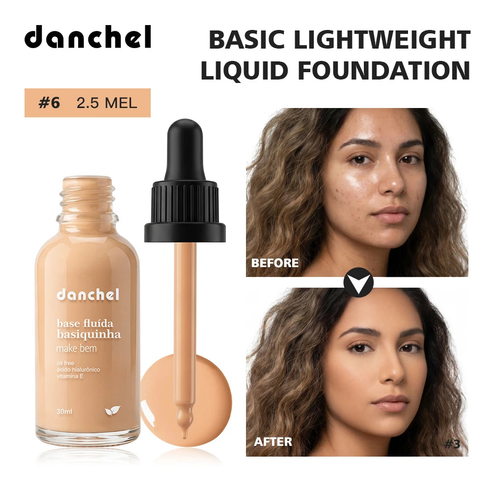 Matte Lightweight Liquid Foundation for Pore Minimizing & Oil Control