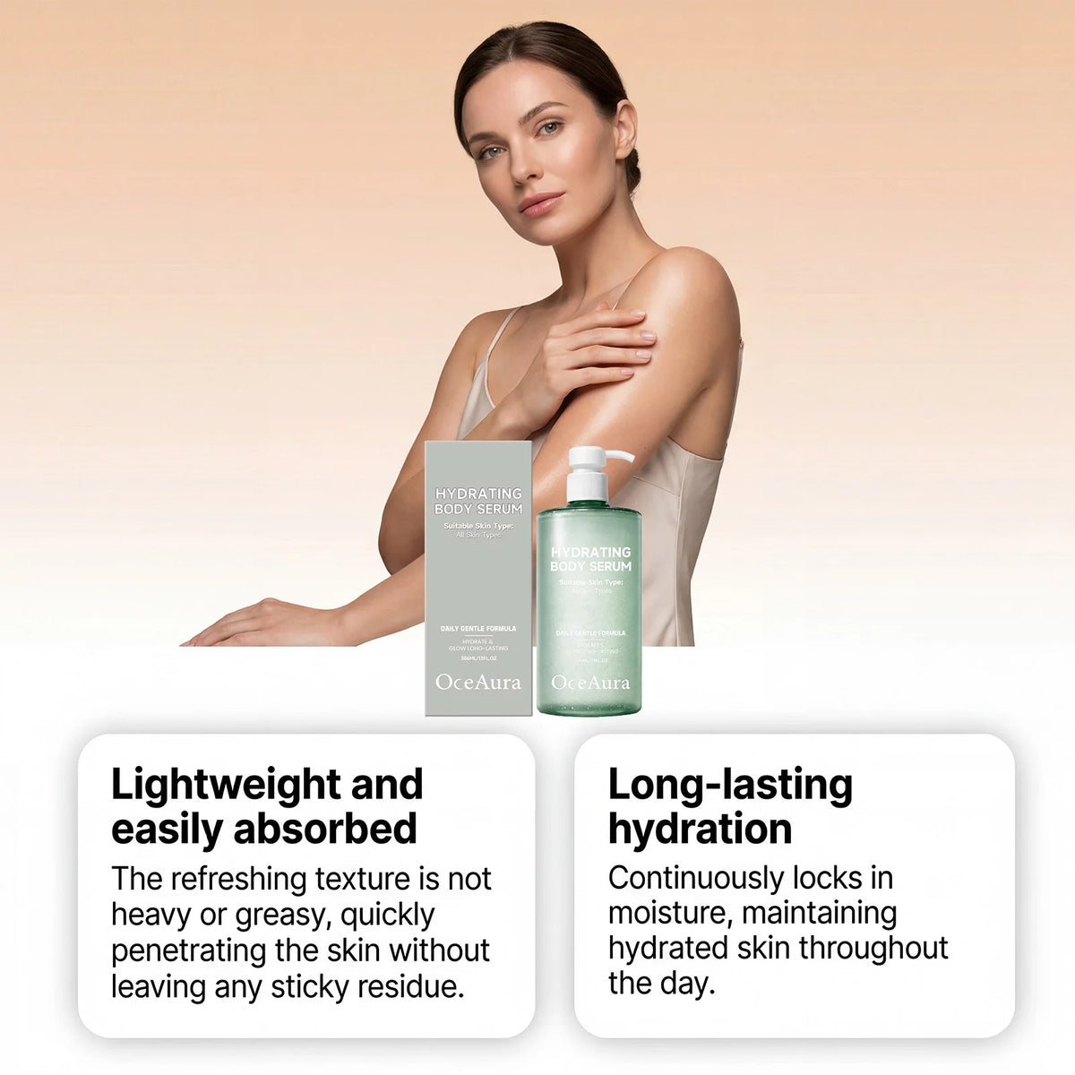Hydrating Body Serum for Dry Skin and Smooth Complexion