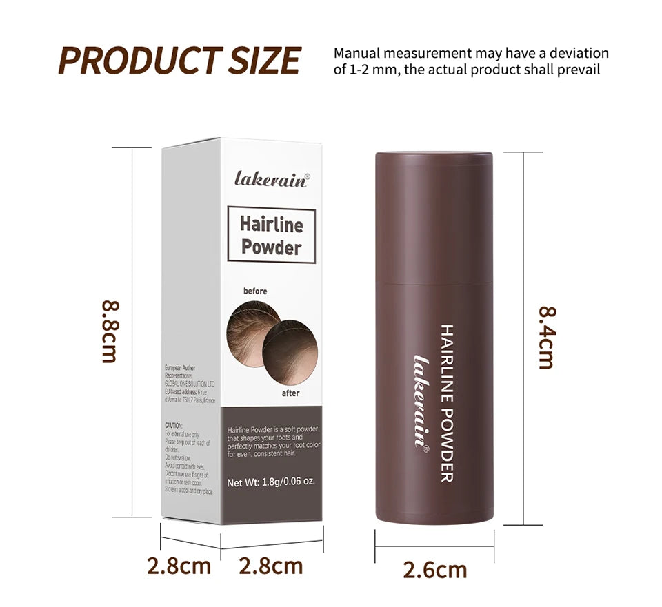 Waterproof Hairline Shadow Powder and Root Cover Up Stick - 17