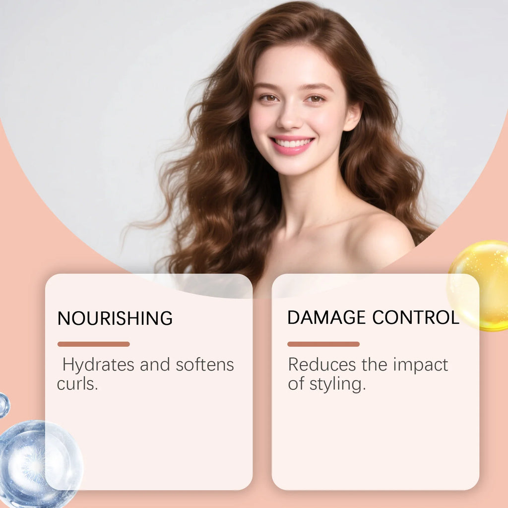 Hydrating Curl Defining Styling Cream for Waves and Curls