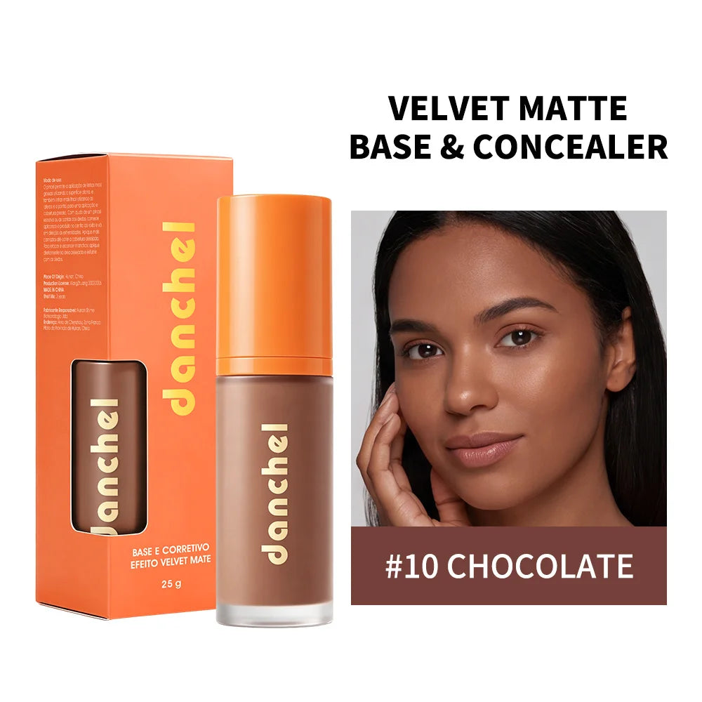 2-in-1 Velvet Matte Liquid Foundation and Concealer